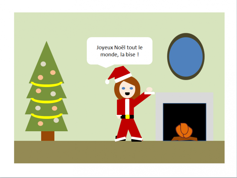 Joyeux Noël en PowerPoint Art – Nina BARTOLDI écrit…